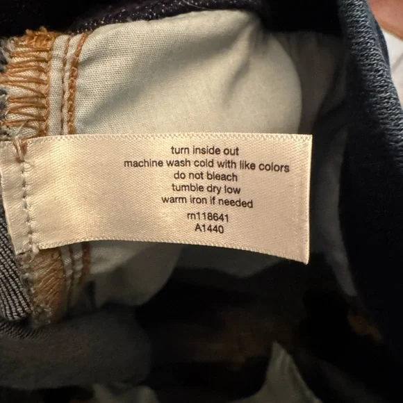 NWOT-Lane Bryant Dark Blue High Rise Pull On Skinny fit jeans - Picture 8 of 9